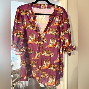 Clemson Tigers 2X ladies top- brand new, never worn